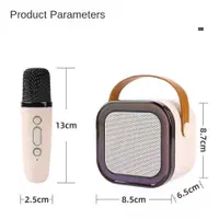 اسپیکر بلوتوثی چراغدار + میکروفن بیسیم مدل K12|پخشکننده همراه|کرج, گوهردشت|دیوار