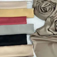 روسری ساتن ابریشم اعلا همراه با 10 تنوع|لباس|خمین, |دیوار