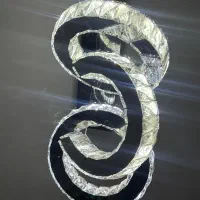 ۲ عدد لوستر سقفی ریموت دار