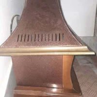 بخاری طرح شومینه پایه چوبی|بخاری، هیتر، شومینه|فردیس, شهرک راه آهن|دیوار