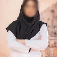 مقنعه مشکی و سورمه ای