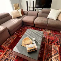مبل ۷ نفره ال|مبلمان خانگی و میز عسلی|رشت, ساغری سازان|دیوار