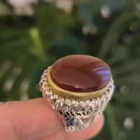 انگشتر نقره عقیق یمن