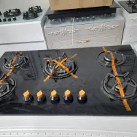 اجاق گاز رومیزی استیل وشیشه ۸۵۰۰به ضمانتی