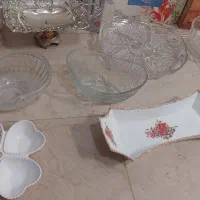ظرف میوه خوری کریستال خارجی سرویس بشقاب نو کادو|ظروف سرو و پذیرایی|تهران, سهروردی|دیوار