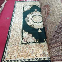 فرش دستباف، جفت 6،زمینه سبز درباری