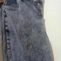 شلوار لی نو رنگ زغالی سایز کمر ۴۶