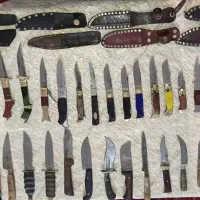 مجموعه کلکسیون چاقو قدیمی|کوهنوردی و کمپینگ|گرگان, |دیوار