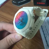 ساعت جیشاک کاسیو سفید اصل