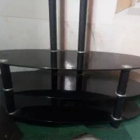 میز تلویزیون شیشه ای