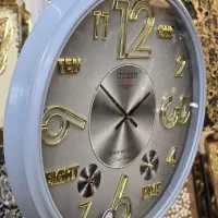 ساعت دیواری طوسی سیتیزن ال اس پلاس ۳ موتور