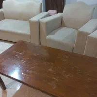 مبل ۷ نفره و میز وسط|مبلمان خانگی و میز عسلی|ساری, |دیوار