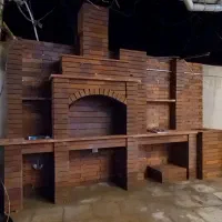 اجرای کباب پز و سنگ انتیک