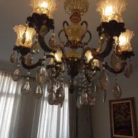 لوستر برنز|لوستر و چراغ آویز|ری, هاشمآباد|دیوار