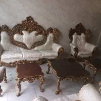 مبل سلطنتی ۹نفره|مبلمان خانگی و میز عسلی|ملایر, |دیوار