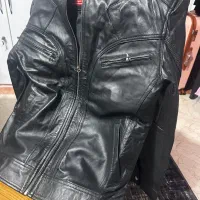 کت چرم مردانه