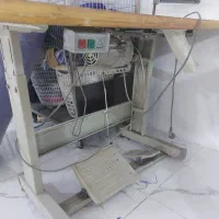 میز چرخ خیاطی صنعتی همراه با موتور دینام بزرگ