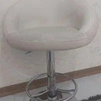 صندلی گردان پایه استیل