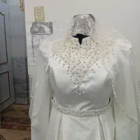 لباس نامزدی رنگ سفید|لباس|قم, زند آباد|دیوار