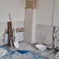 گچ کاری لکه گیری خورده کاری ابزار اوپن