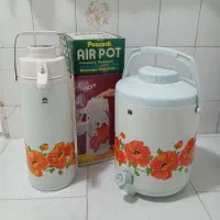 فلاکس چای و کلمن اب پیکوک اصل ژاپن آکبند