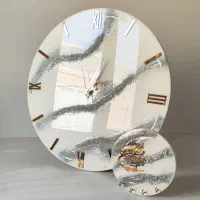 ساعت و جاکلیدی رزین|ساعت دیواری و تزئینی|پرند, فاز ۵|دیوار