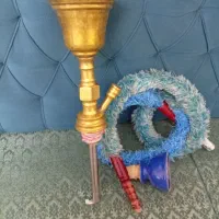 قلیون تنه برنجی . ‌کاملا سالم
