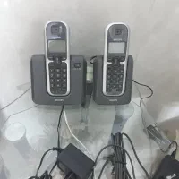گوشی تلفن رو میزی بی سیم دوقلو