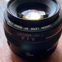 لنز Canon 50mm f/1.4 USM|دوربین عکاسی و فیلم‌برداری|تهران, نارمک|دیوار
