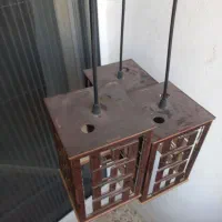 لوستر چوبی تمییز|لوستر و چراغ آویز|اصفهان, پوریای ولی|دیوار