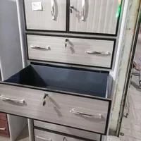تولیدی انواع دراور و کمد فلزی با ریل سه زمانه