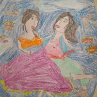 نقاشی دستی بسیار زیبا مناسب برای اتاق کودک و..|تابلو، نقاشی، عکس|تهران, حکیمیه|دیوار