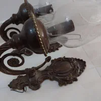 یک جفت دیوارکوب برنزی