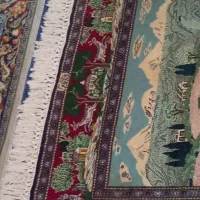 فرش‌دست‌بافت‌‌شادسر‌کاشان‌‌نقشه‌شکارگاه|فرش|گرگان, |دیوار