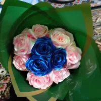 دسته گل روبانی|گل مصنوعی|بیرجند, |دیوار