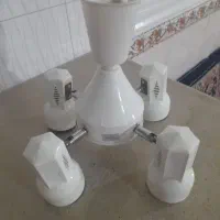 چهار شاخه فلزی لوستر|لوستر و چراغ آویز|ملایر, |دیوار