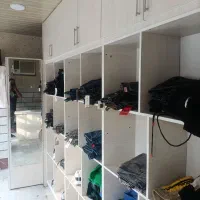 قفسه MDF و رگال و میز کار و کولر ال جی یکسال کار