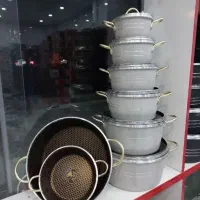 سرویس قابلمه ۱۴ پارچه اکبند(جمع کردن مغازه)|ظروف پختوپز|سنندج, |دیوار