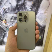 Iphone 15 pro 256 za رنگ natural titanium|موبایل|اصفهان, احمدآباد|دیوار
