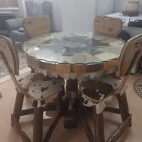 میز ناهار خوری چوب راش