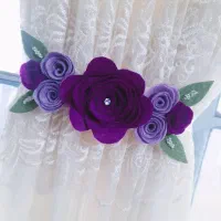 پرده جمع کن گل نشانگر سرویس بهداشتی جاجورابی