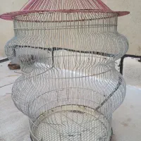 قفس پرنده دو عدد بزرگ و کوچک