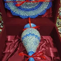 ست دیس و کوزه مینا کاری مدل اسلیمی نو با جعبه|صنایع دستی و سایر لوازم تزئینی|مشهد, رضاشهر|دیوار