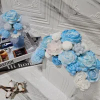 باکس گل شمعی ماندگار ویژه ی روز مادر