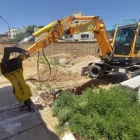 اجاره مینی بیل لاستیکی ( چکش .پاکت)
