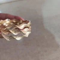 النگو رنگ ثابت مثل طلا سایز 1