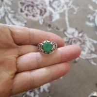 سلام خدمت شما دوعددانگشترعقیق وزن ۲۳/۵گرم زمرد۸گرم|جواهرات|زابل, |دیوار
