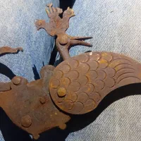 قفل کلیدقدیمی|کلکسیون اشیاء عتیقه|یزد, |دیوار