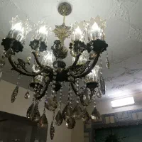 لوستر برنزی 4 شاخه دوبل