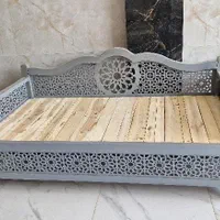 تخت تمام چوب سنتی|مبلمان خانگی و میز عسلی|اصفهان, ارغوانیه|دیوار